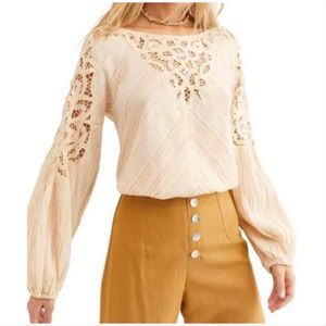 Free People Floating Memories Blouse